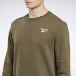 Reebok Identity Fleece Crew Sweatshirt - MOSAGRÆN